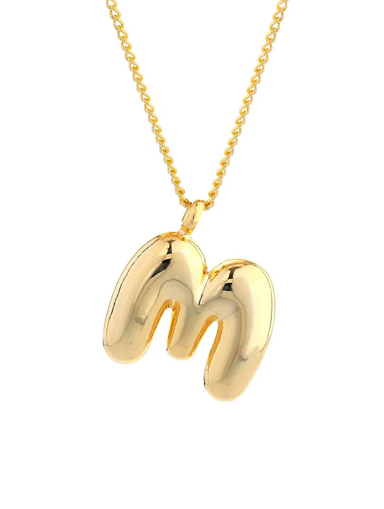 14K Gold Dipped Initial Necklace - Image 16