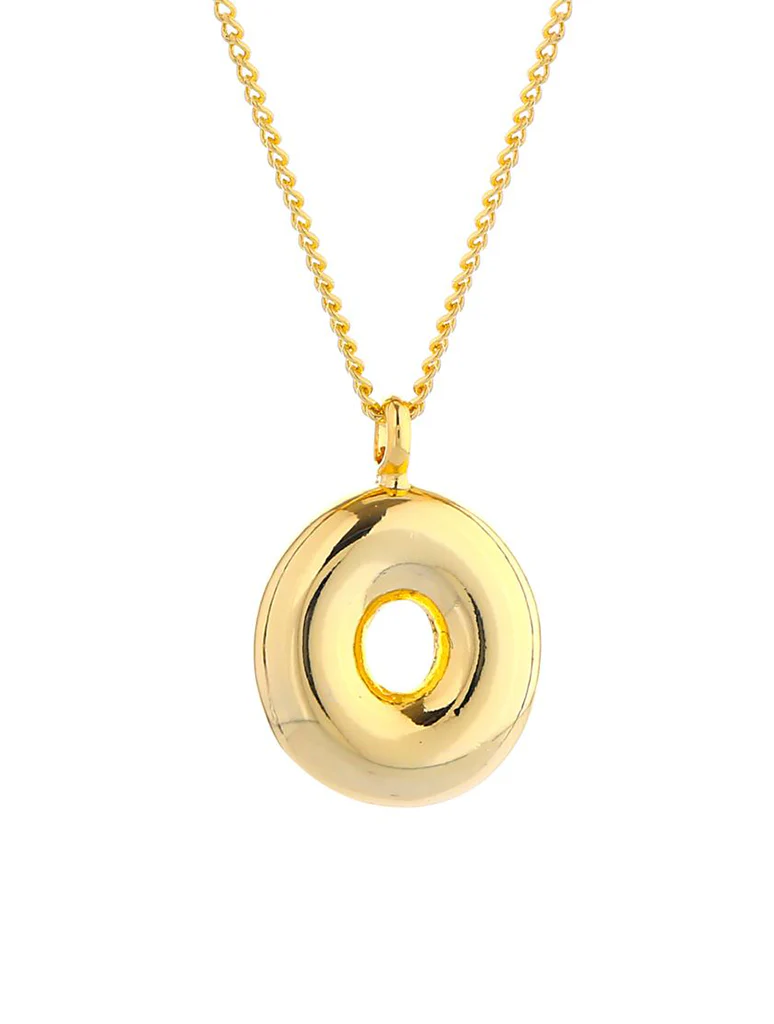 14K Gold Dipped Initial Necklace - Image 18