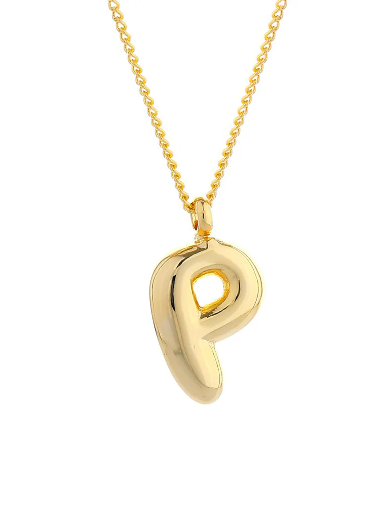 14K Gold Dipped Initial Necklace - Image 19