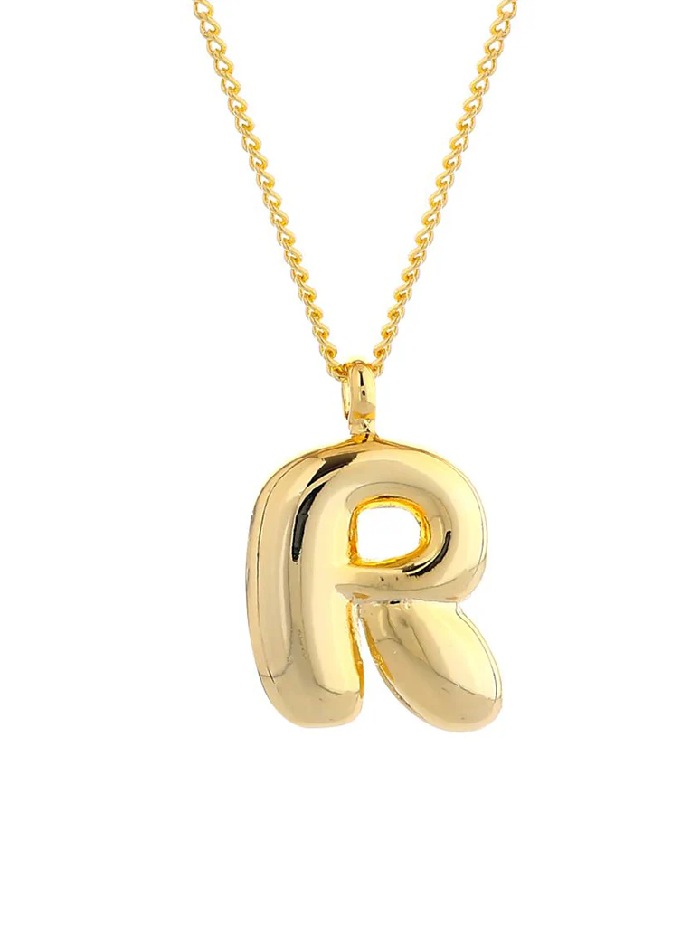 14K Gold Dipped Initial Necklace - Image 20
