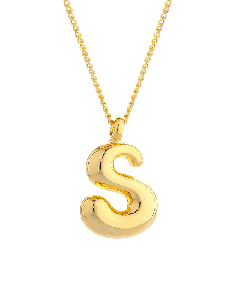 14K Gold Dipped Initial Necklace - Image 21