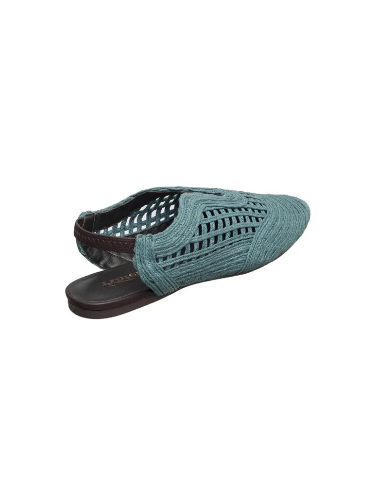Antelope Daisy Woven Slingback Flats - Image 4
