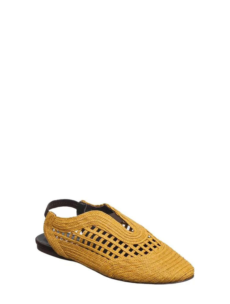 Antelope Daisy Woven Slingback Flats - Image 5