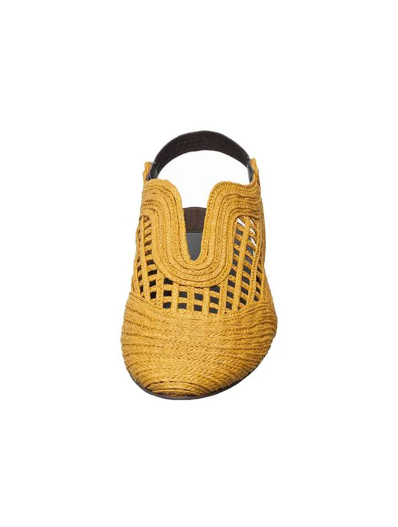 Antelope Daisy Woven Slingback Flats - Image 7
