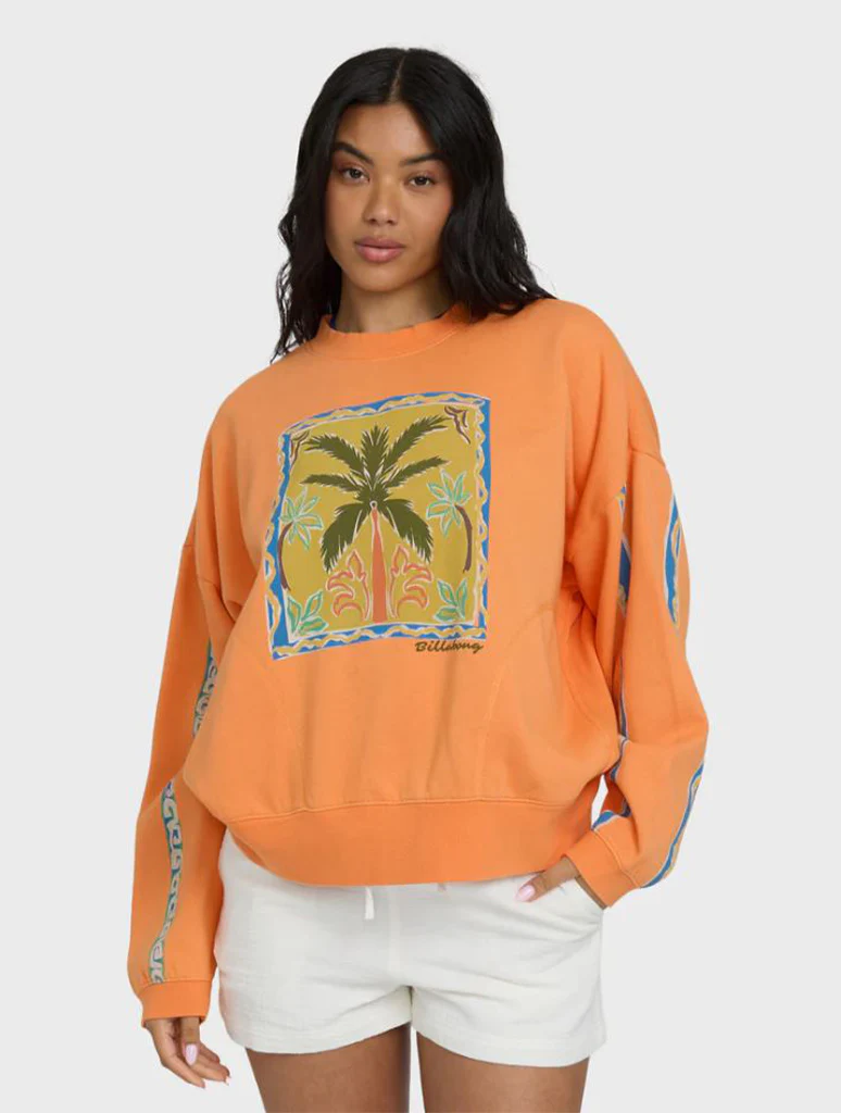Billabong Palm Rio Crewneck Sweatshirt