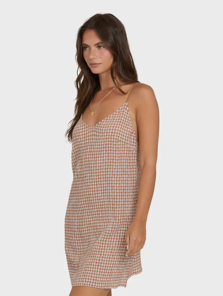 Billabong Summer Love Check Dress - Image 2