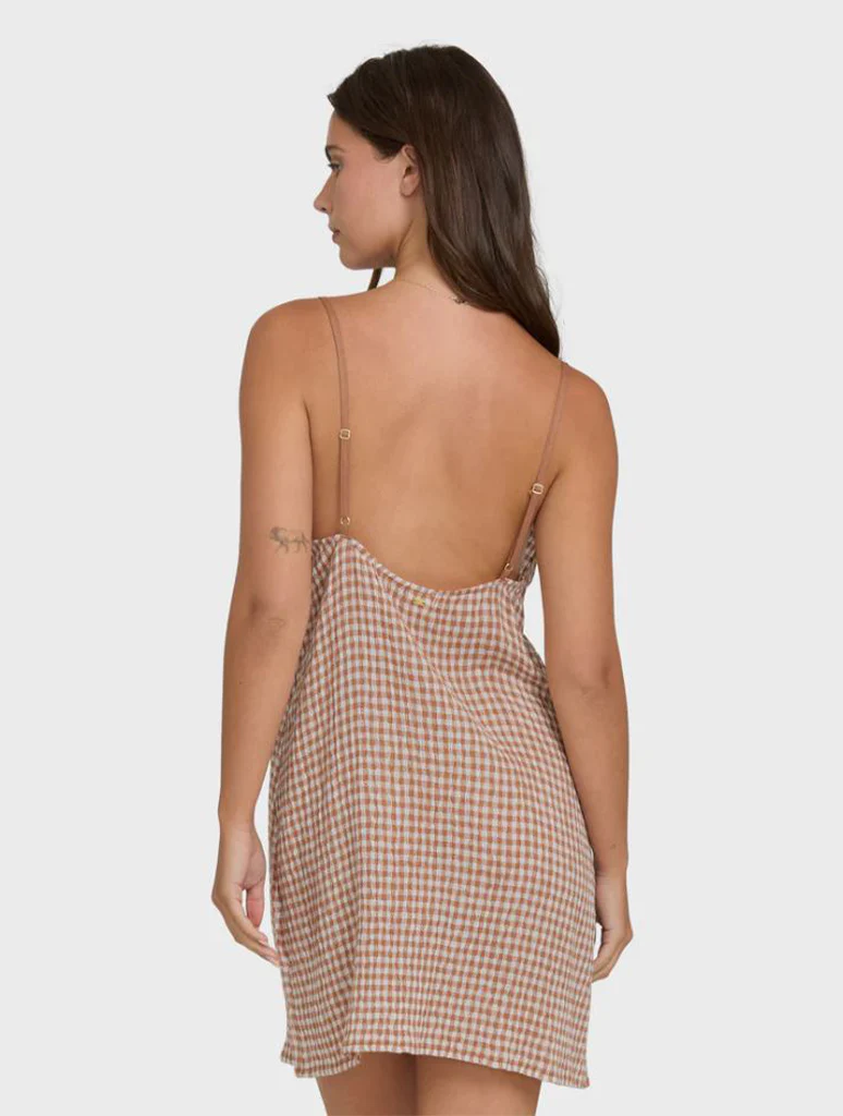 Billabong Summer Love Check Dress - Image 3