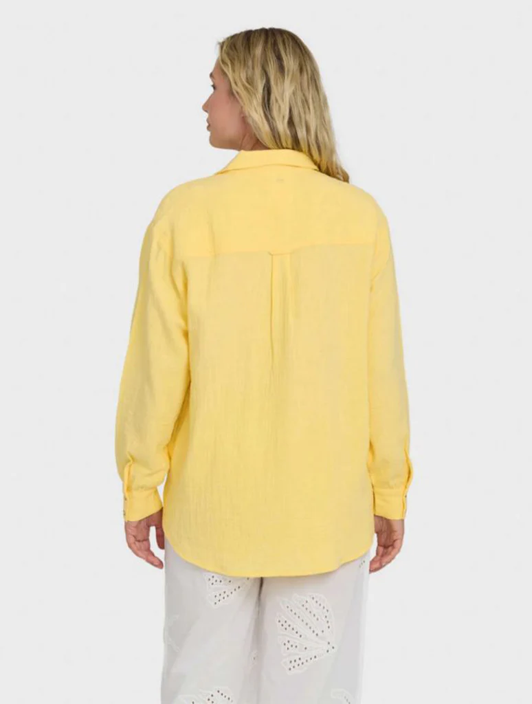 Billabong Wanderer Solid Long Sleeve Woven Top - Image 2