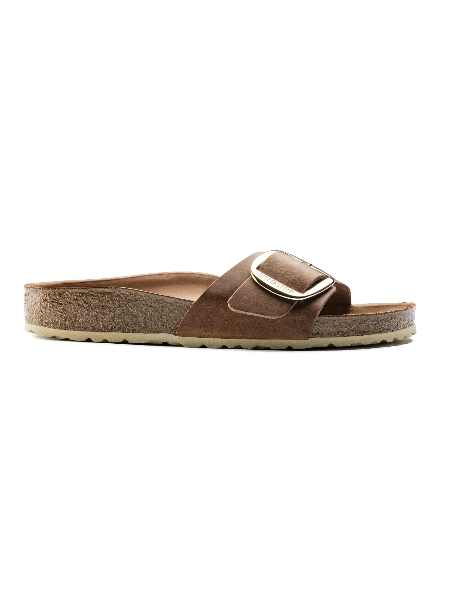 Birkenstock Madrid Big Buckle Sandal in Cognac - Image 4