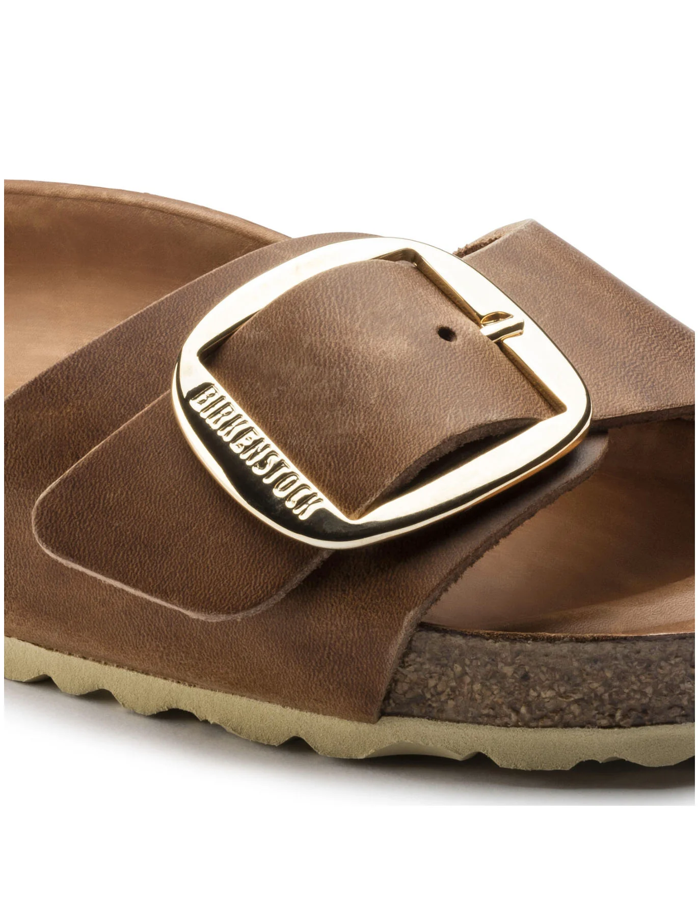 Birkenstock Madrid Big Buckle Sandal in Cognac - Image 5
