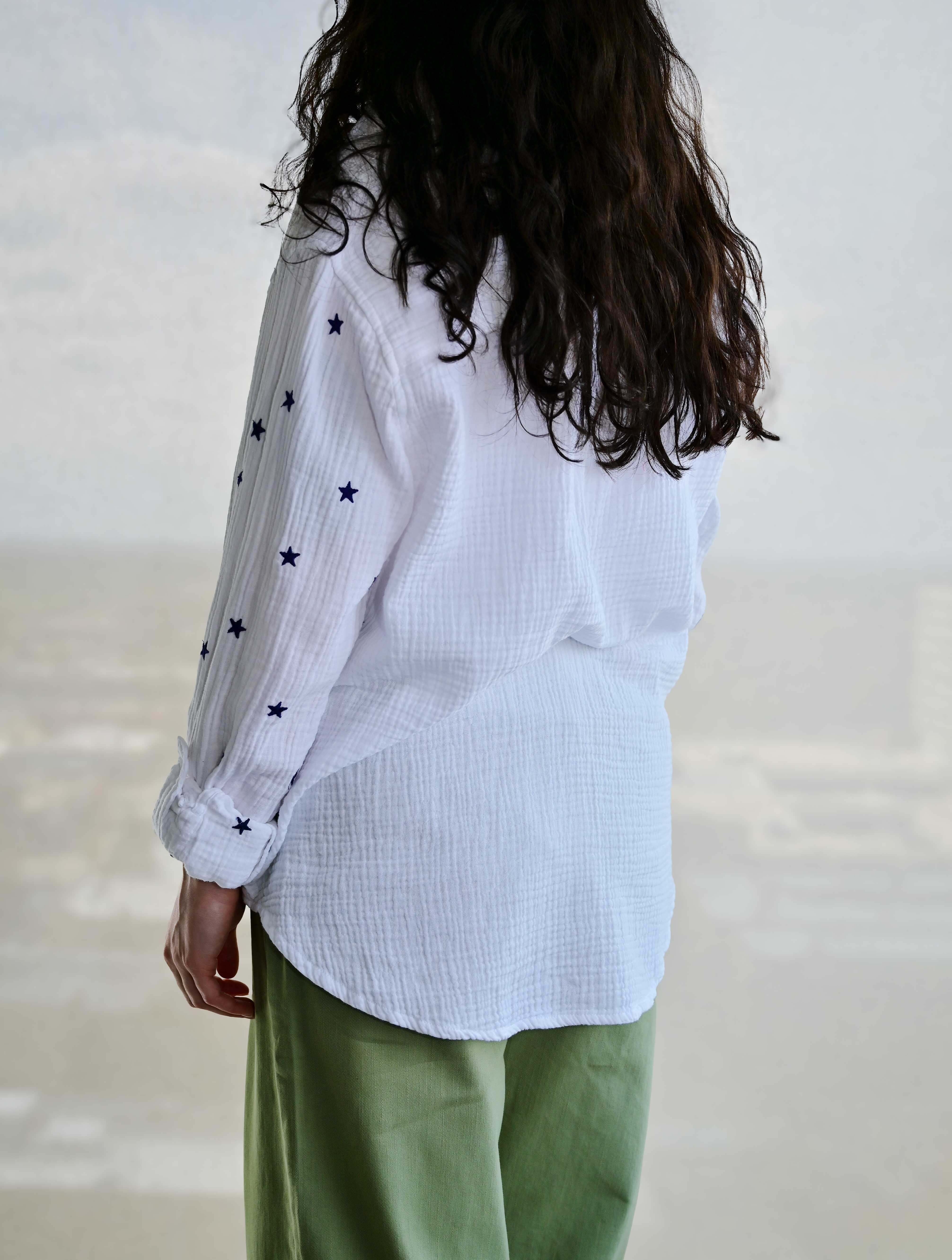 Button Up Blouse with Stars - Image 2