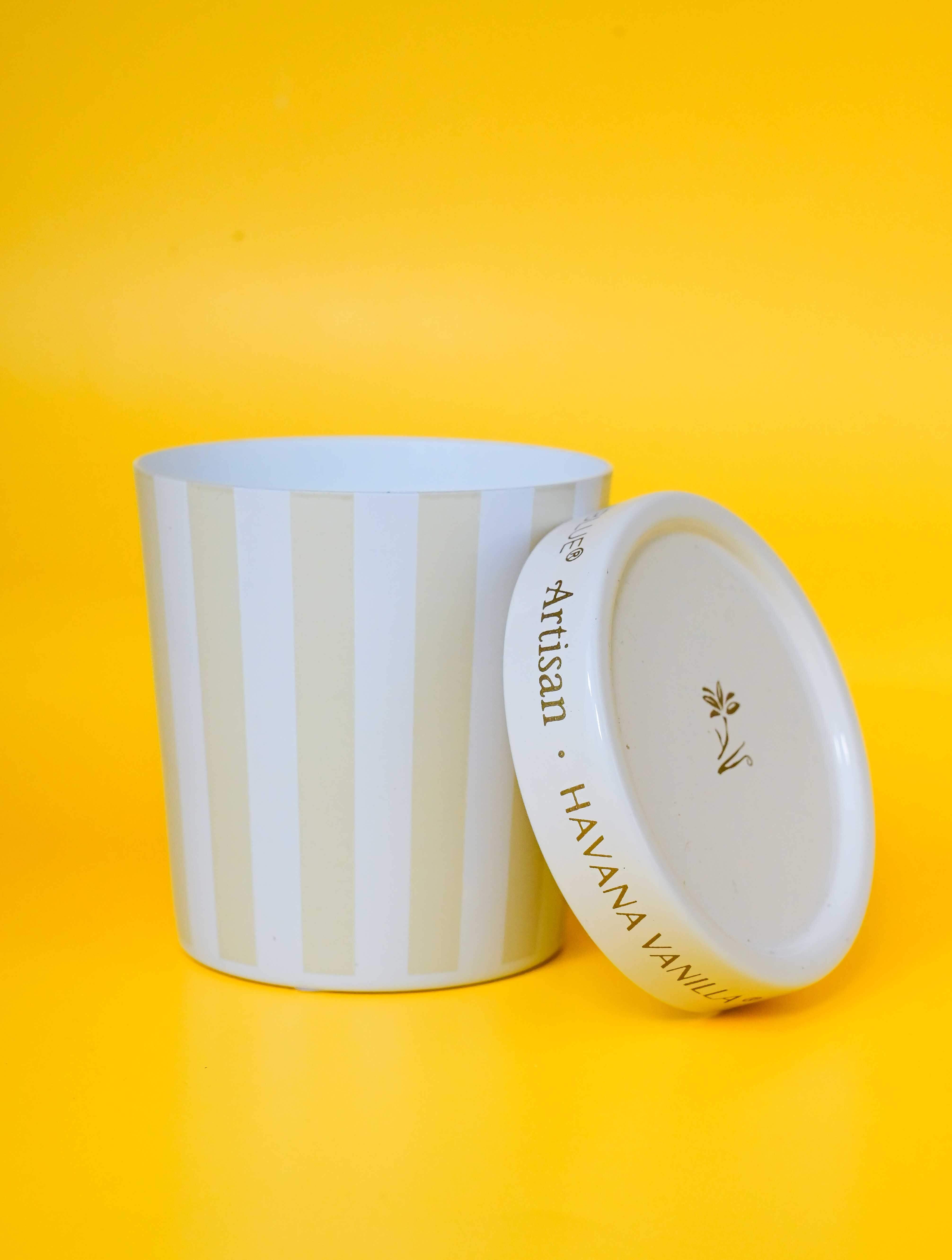 Capri Blue Artisan Caffe Capri 6.5 oz Gelato Cup Havana Vanilla Candle - Image 2