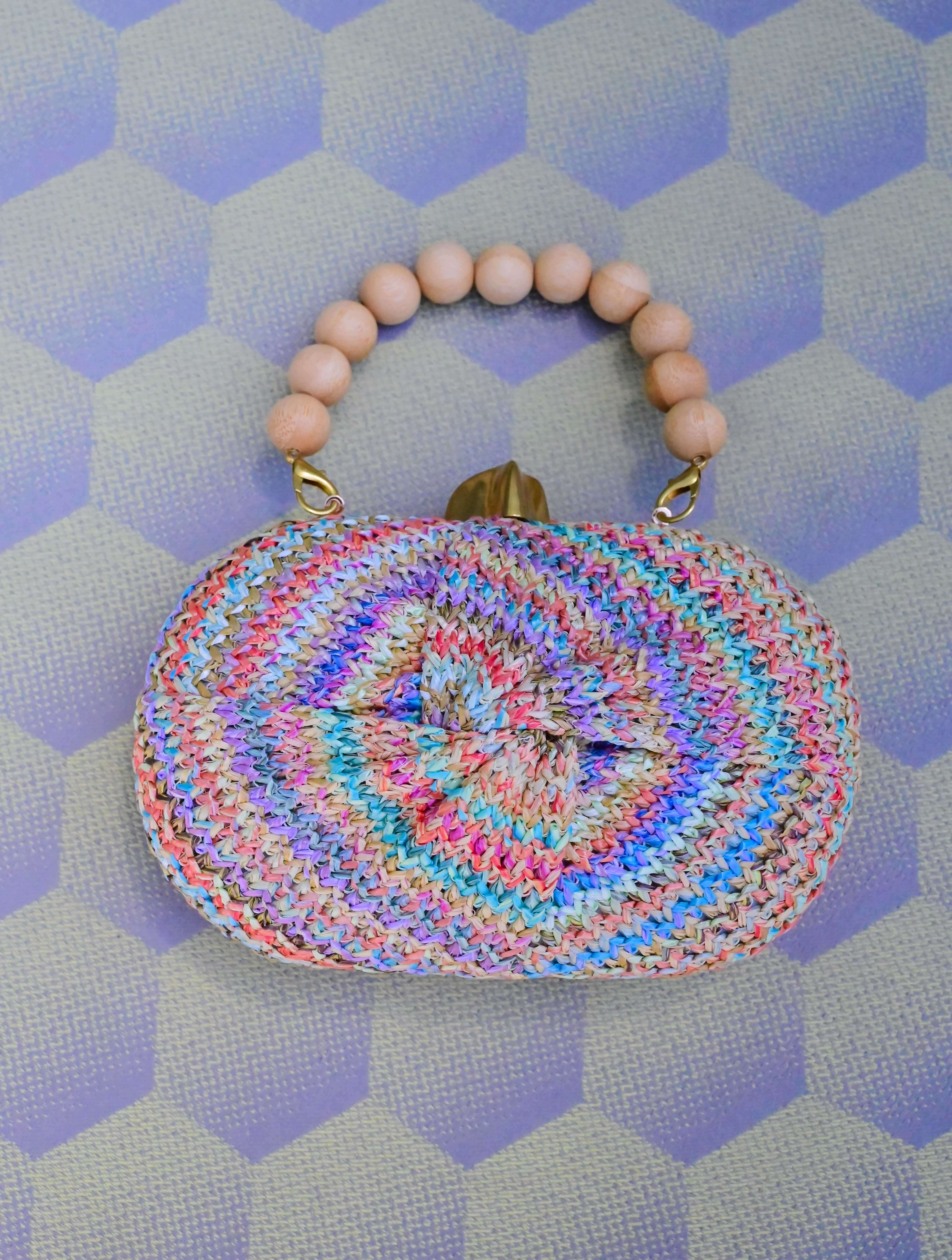 Cerdena Straw Clutch