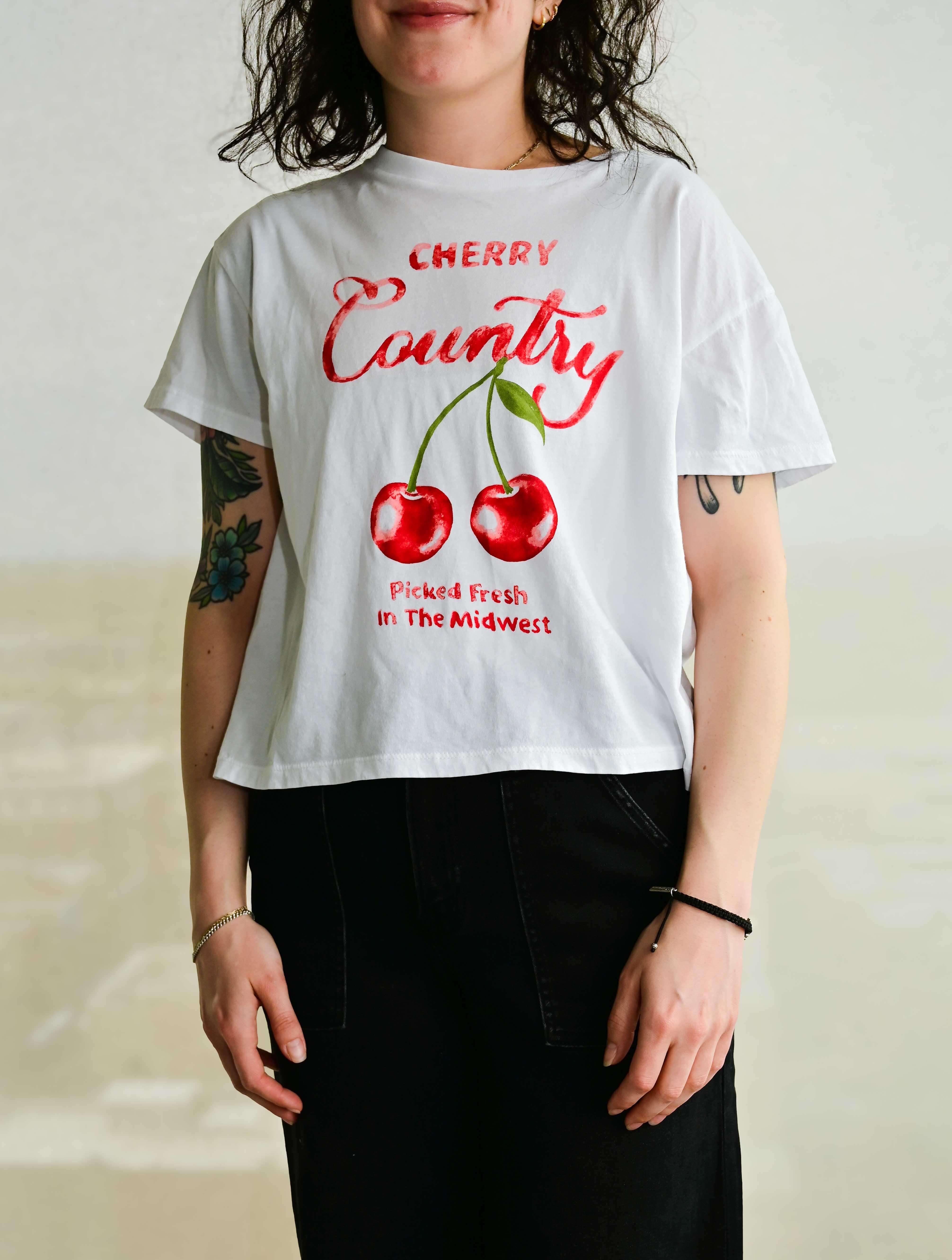 Cherry Country Classic Fit Tee - Image 2