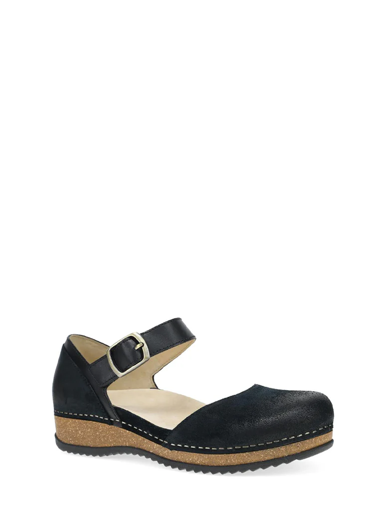 Dansko Mae Burnished Suede Mary Jane