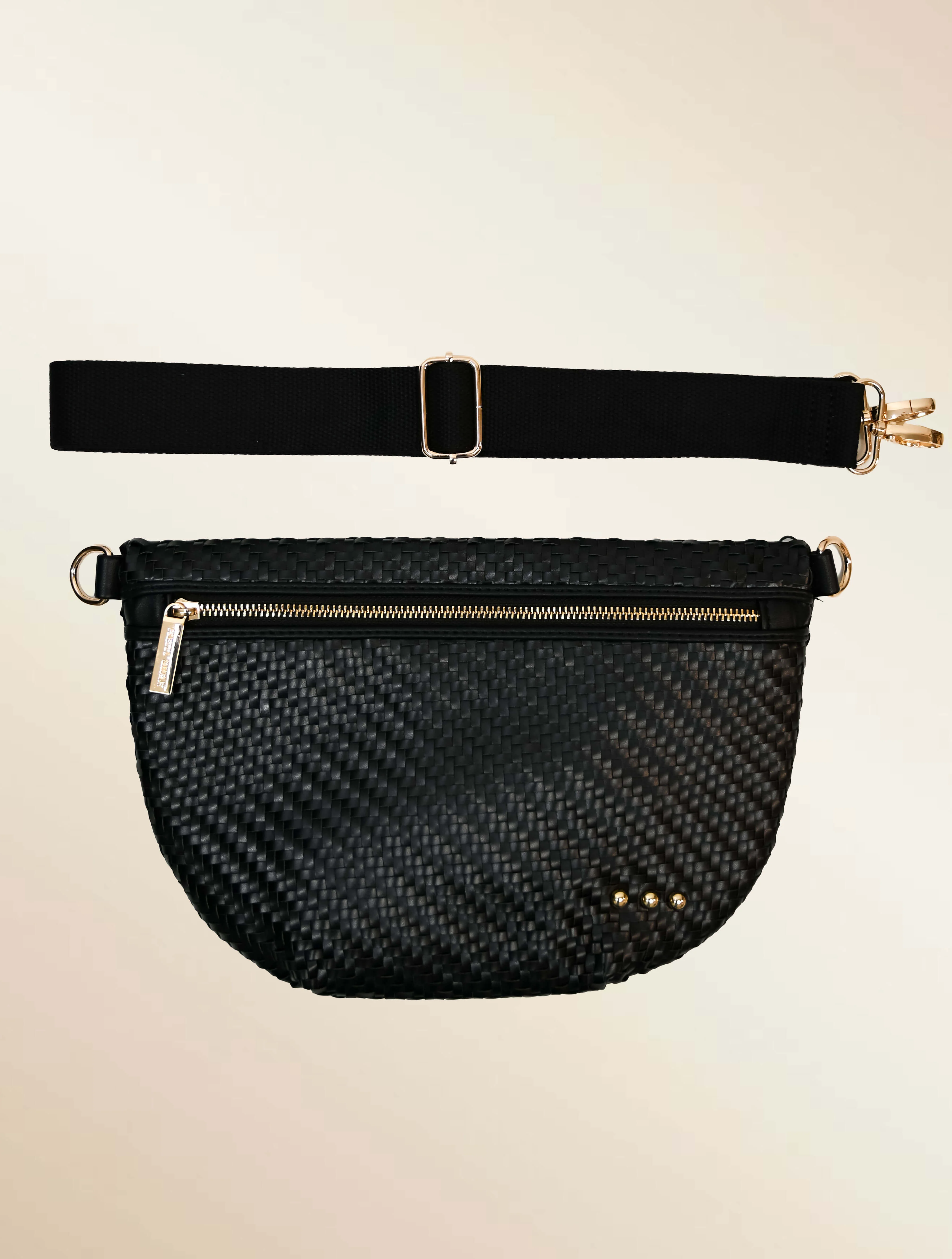 Diagonal Westlyn Woven Bum Bag - Image 2