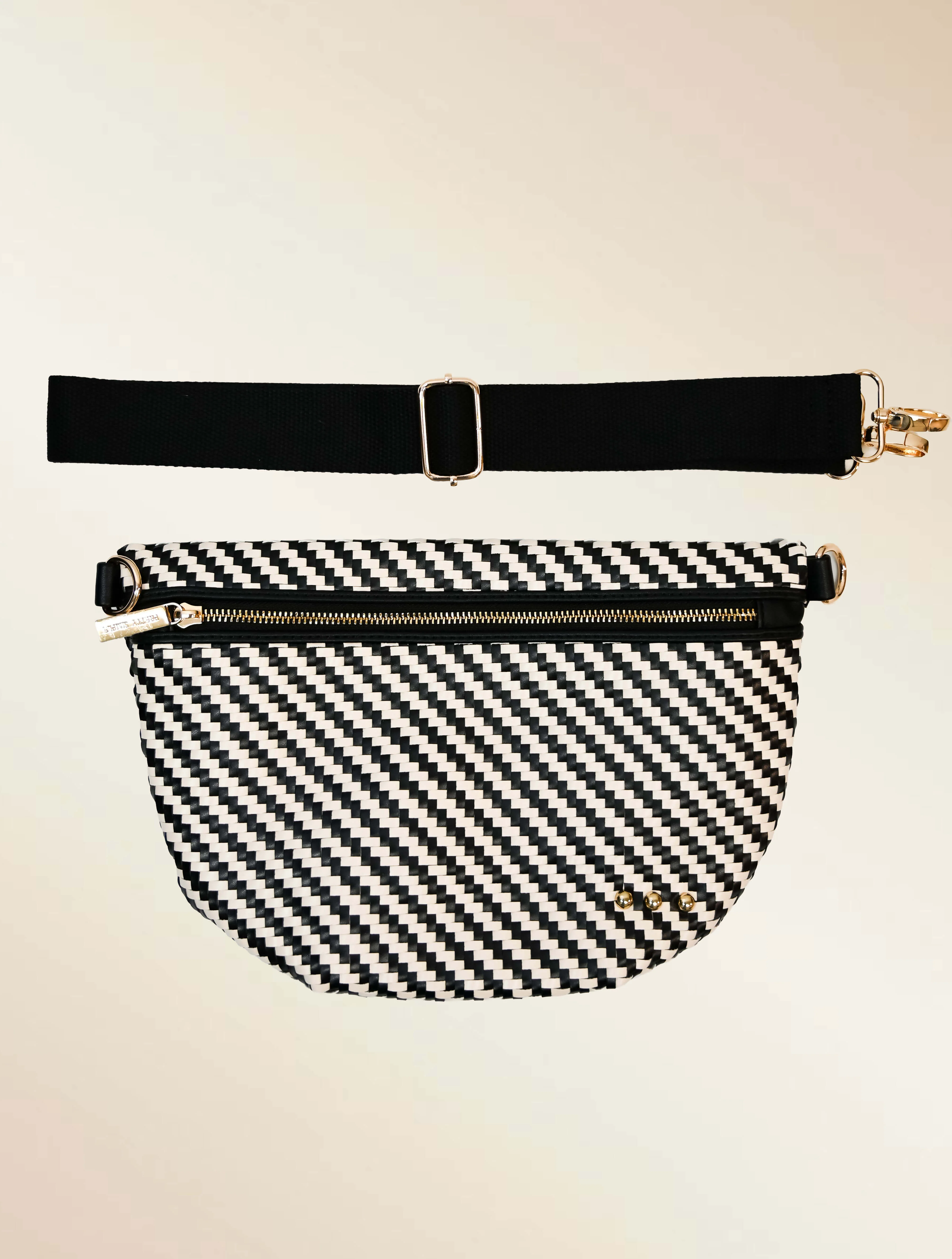 Diagonal Westlyn Woven Bum Bag - Image 5