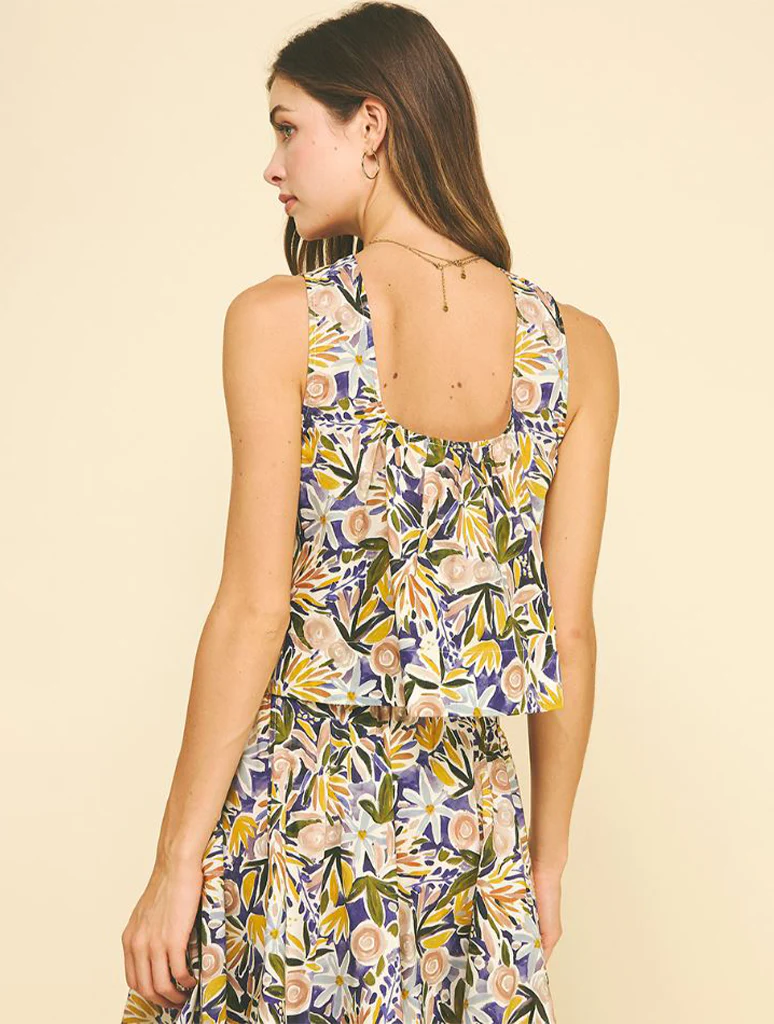 Floral Sleeveless Top - Image 3
