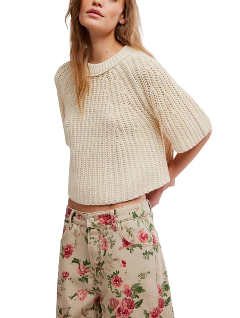 Free People Amy Sweater Tee - Image 4
