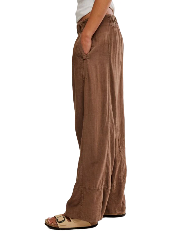 Free People Days End Linen Pull-On Pants - Image 2