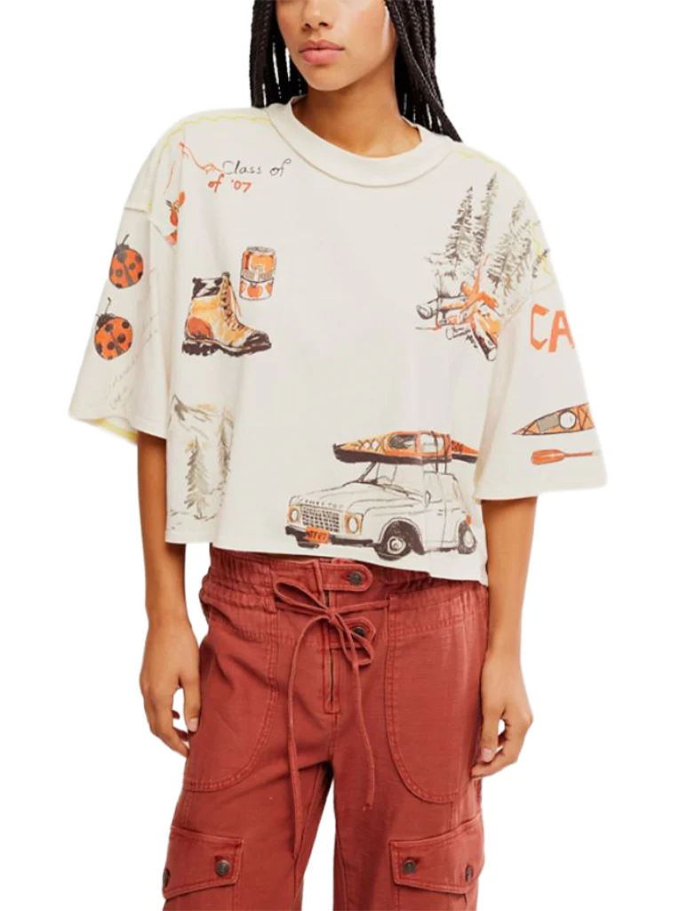 Free People Mountain View Graphic Tee