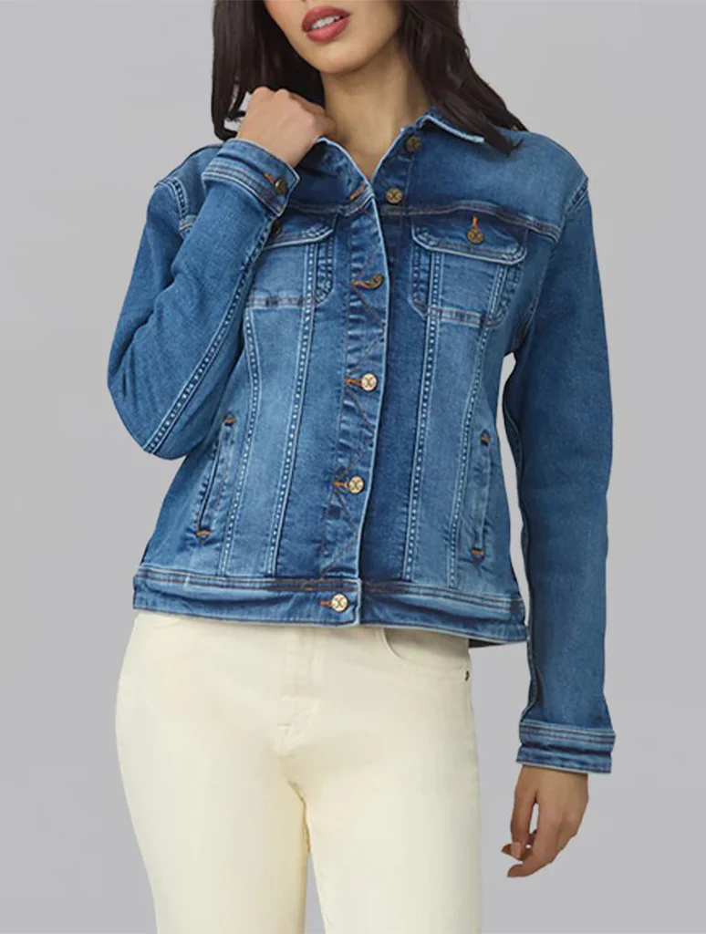 Lola Jeans Gabriella Classic Denim Jacket - Image 5