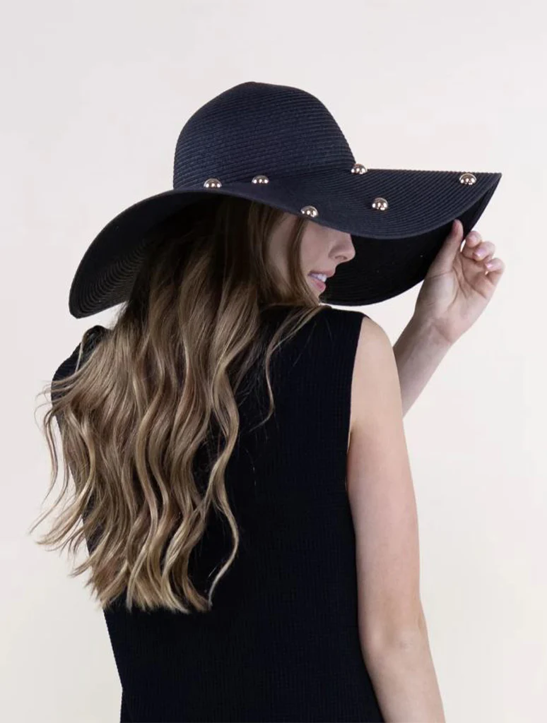 Glam Studded Floppy Hat - Image 2