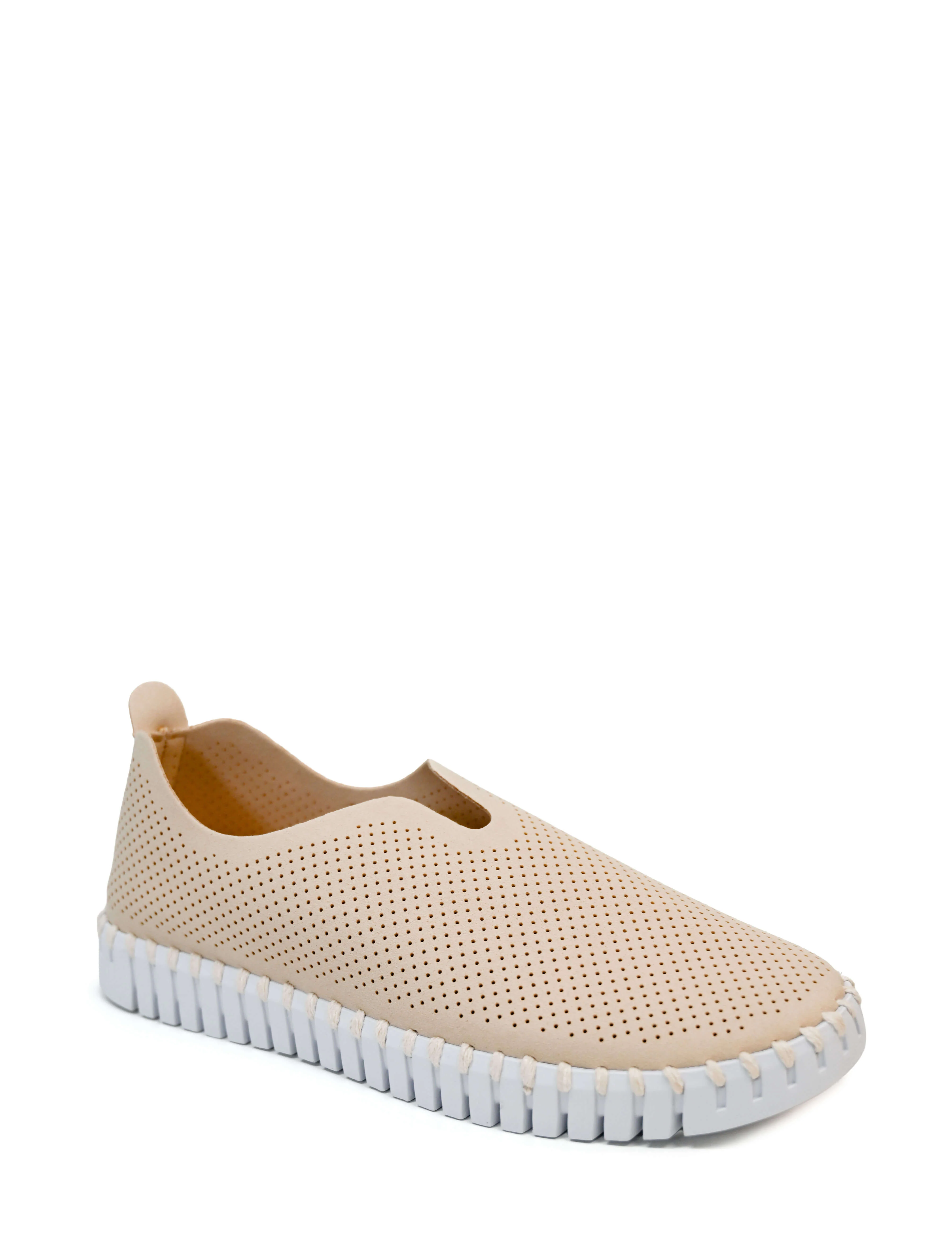 Ilse Jacobsen Tulip 0001 Perforated Slip-On Sneaker (Final Sale)* - Image 3