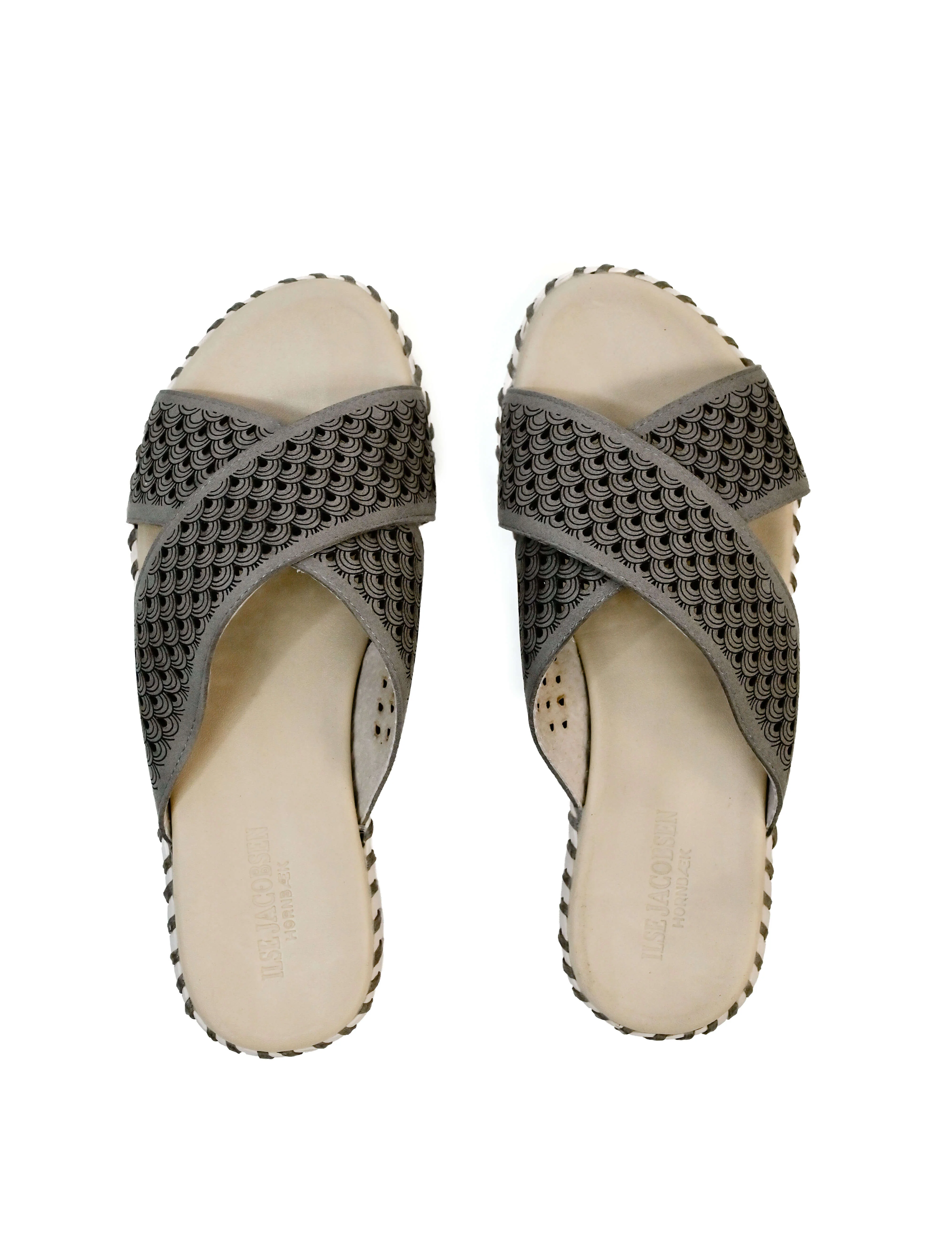 Ilse Jacobsen Tulip 1575 Perforated Open-Toe Flat Sandal (Final Sale)* - Image 2