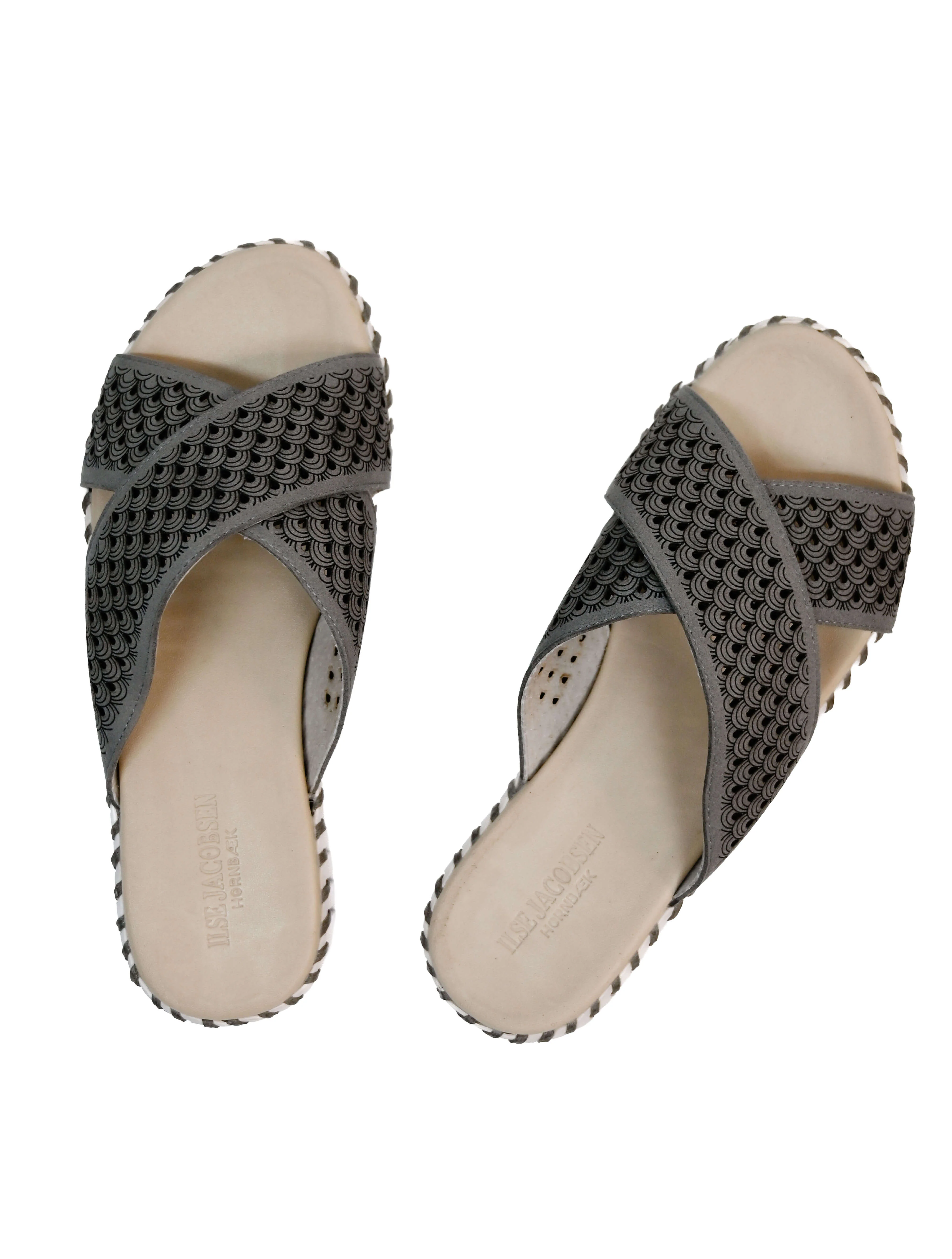 Ilse Jacobsen Tulip 1575 Perforated Open-Toe Flat Sandal (Final Sale)* - Image 3