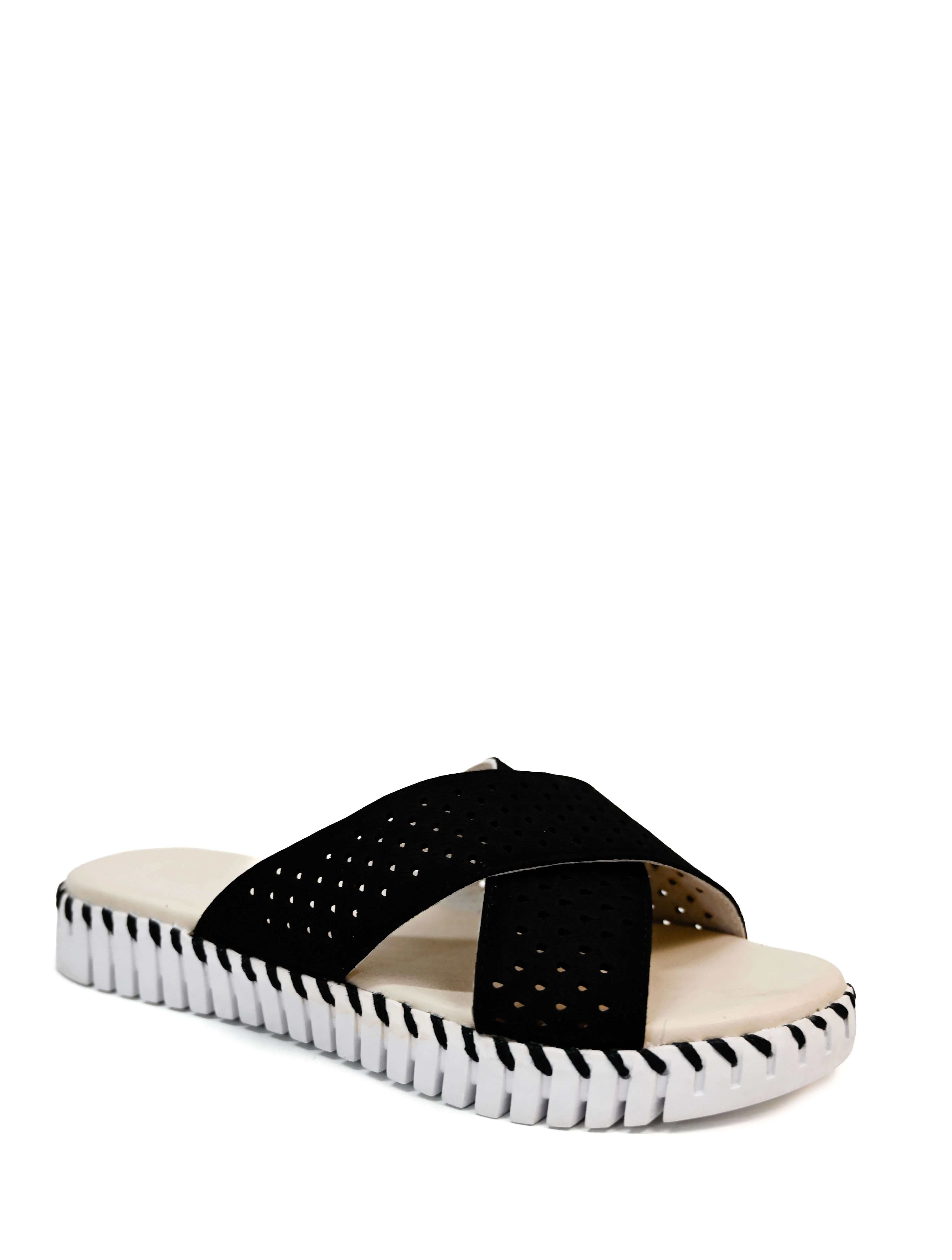Ilse Jacobsen Tulip 1575 Perforated Open-Toe Flat Sandal (Final Sale)* - Image 8