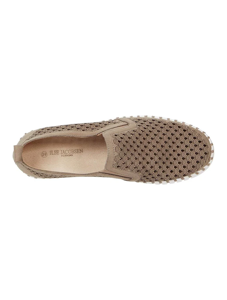 Ilse Jacobsen Tulip Perforated Slip-On Sneaker - Image 8