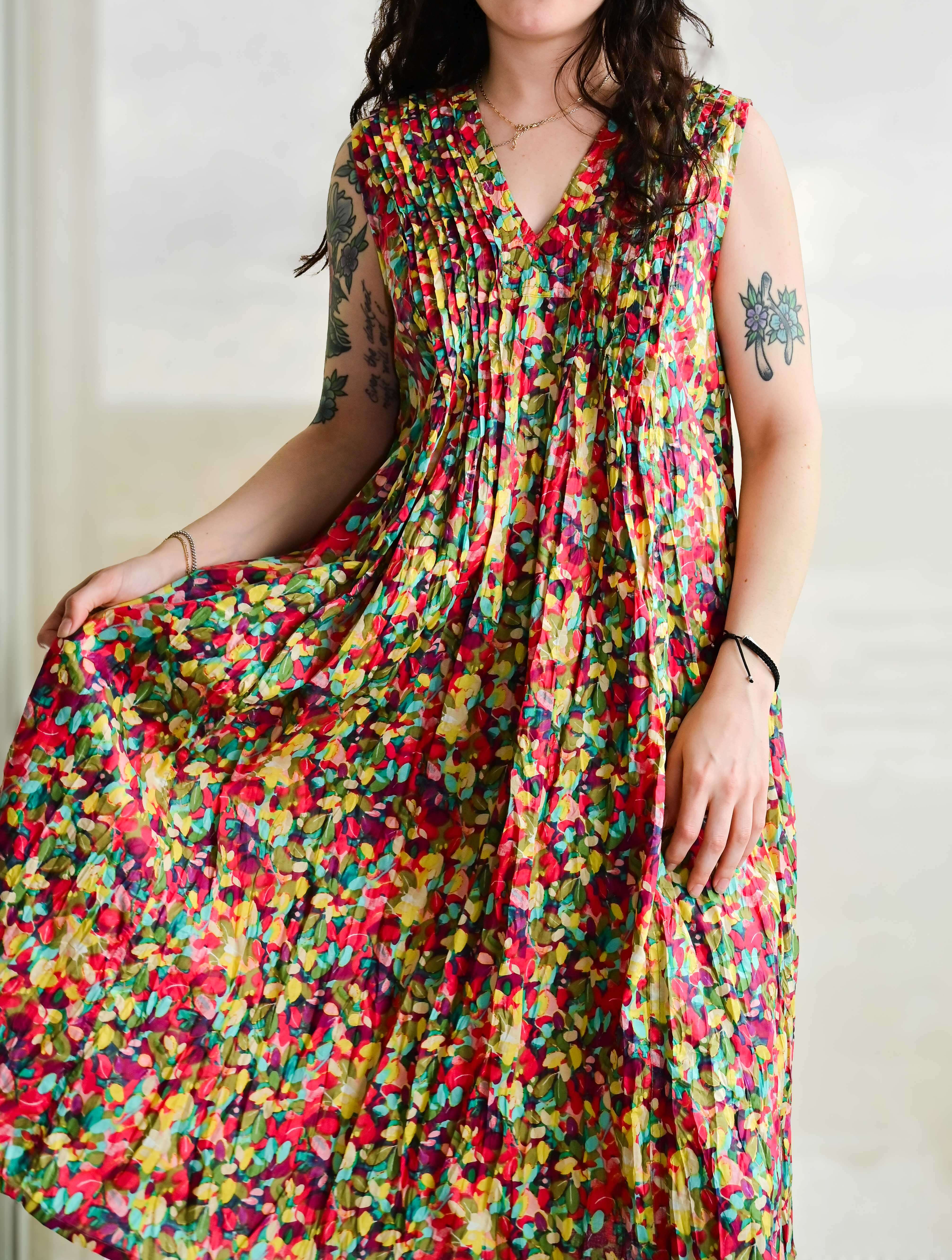 Jerk V-Neck Midi Dress - Image 2