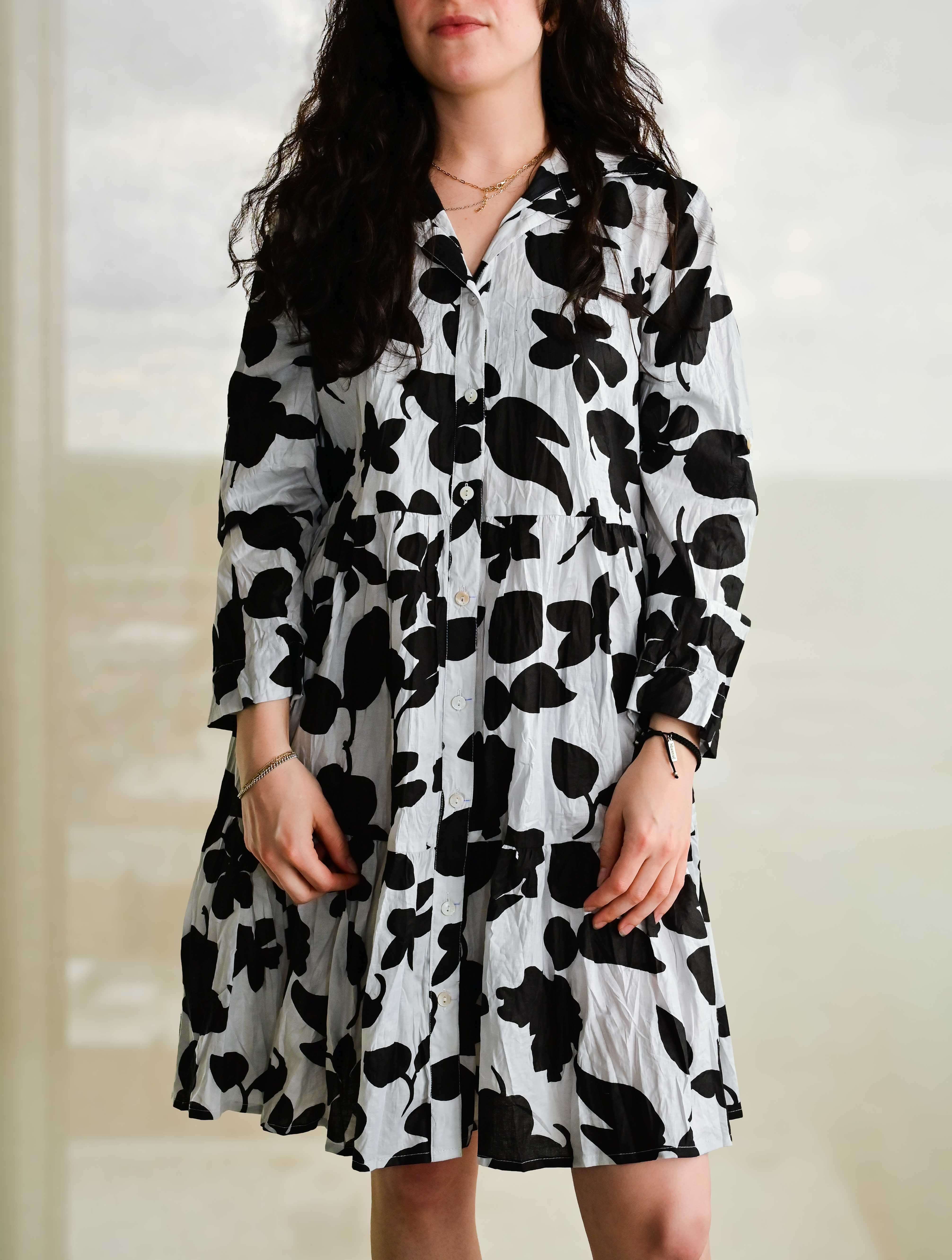 June Long Sleeve Button Down Dress - Image 4