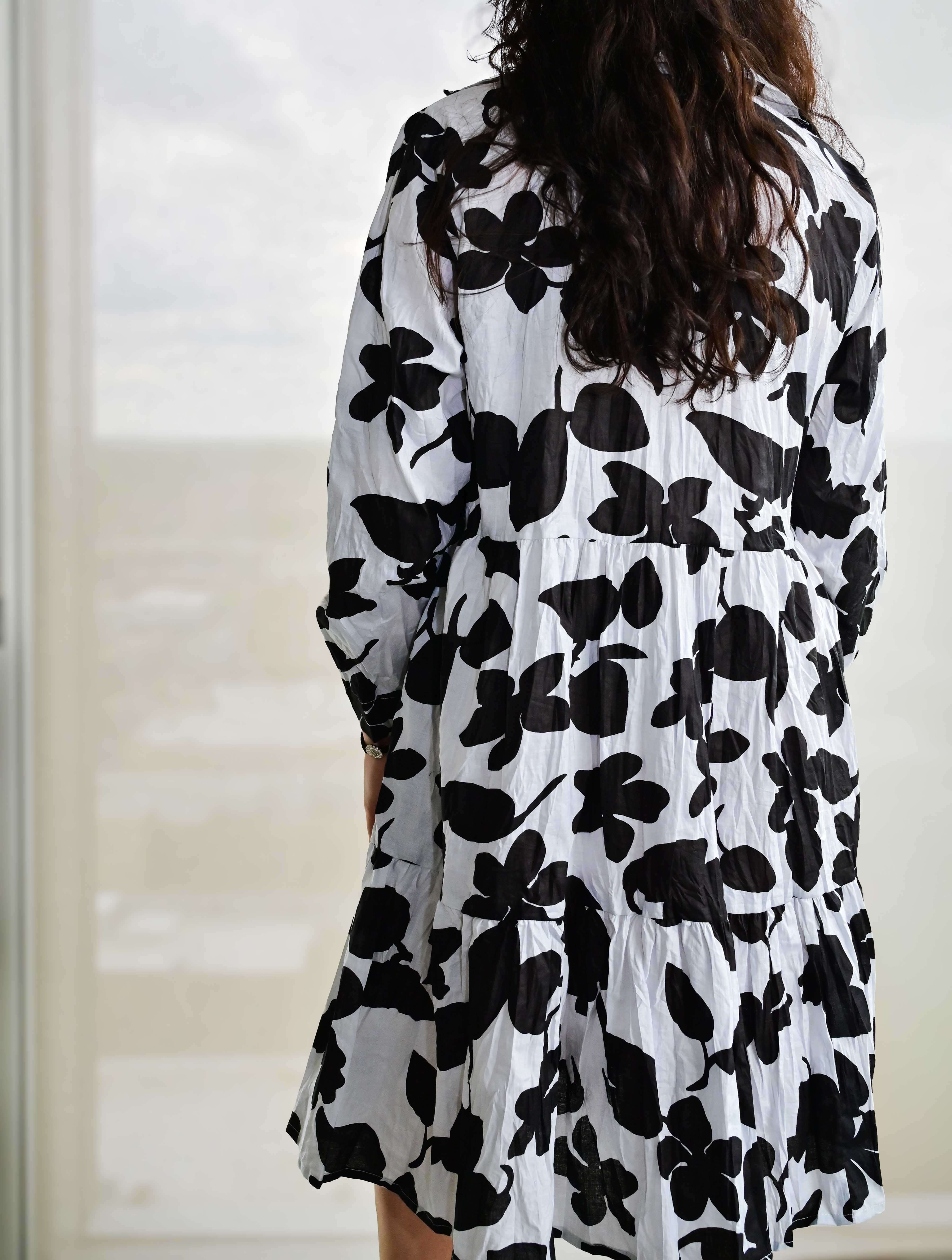 June Long Sleeve Button Down Dress - Image 5