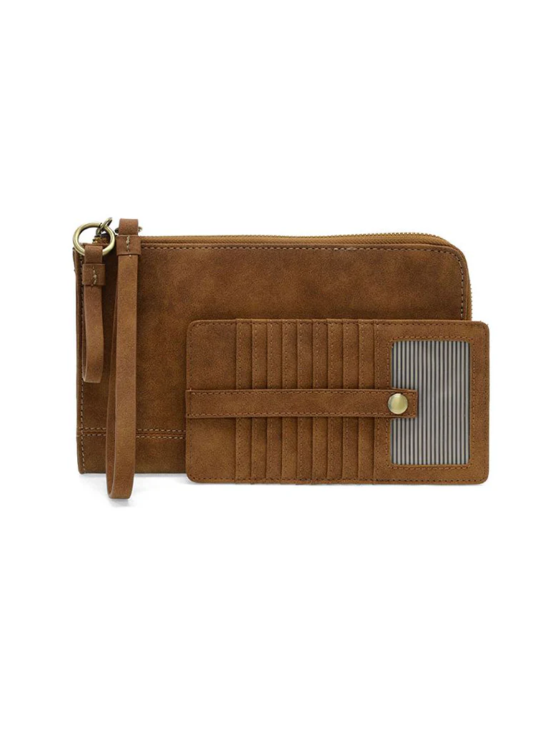 Karina Convertible Faux Suede Wristlet and Wallet - Image 6