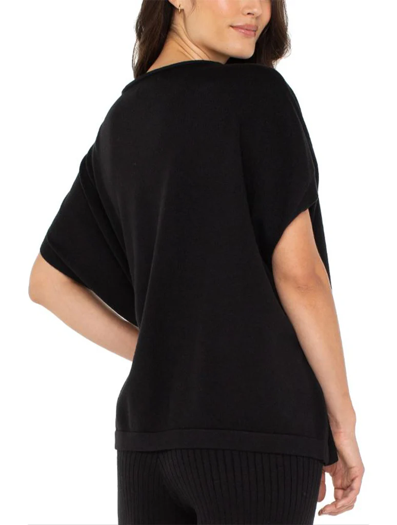 Liverpool 1/2 Sleeve Boat Neck Dolman Sweater - Image 3