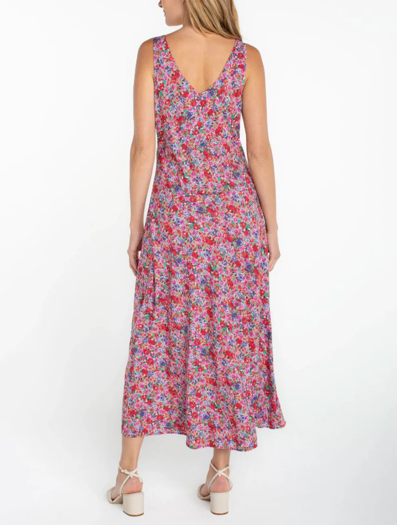 Liverpool Sleeveless Ruffle Front Woven Maxi Dress - Image 2