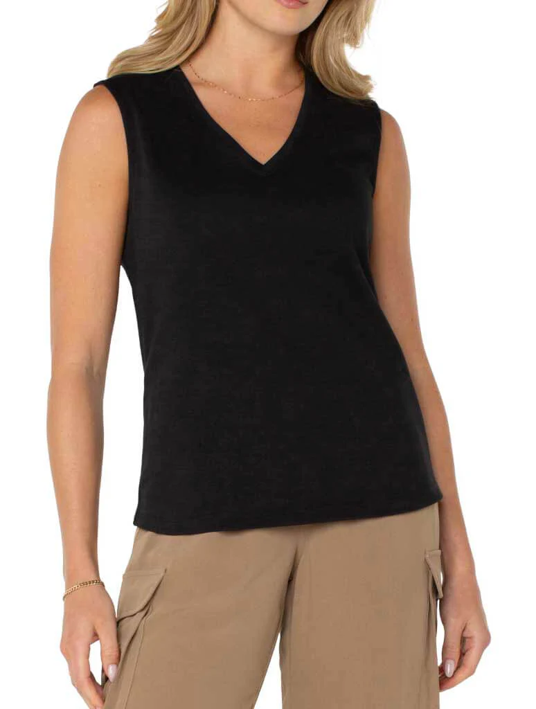 Liverpool Sleeveless V-Neck Top - Image 3