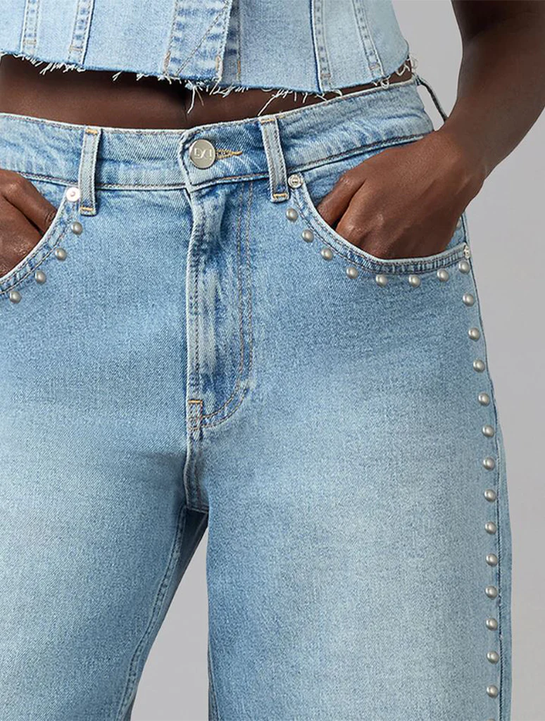 Lola Jeans Milan Ultra High Rise Wide Leg Jeans - Image 2