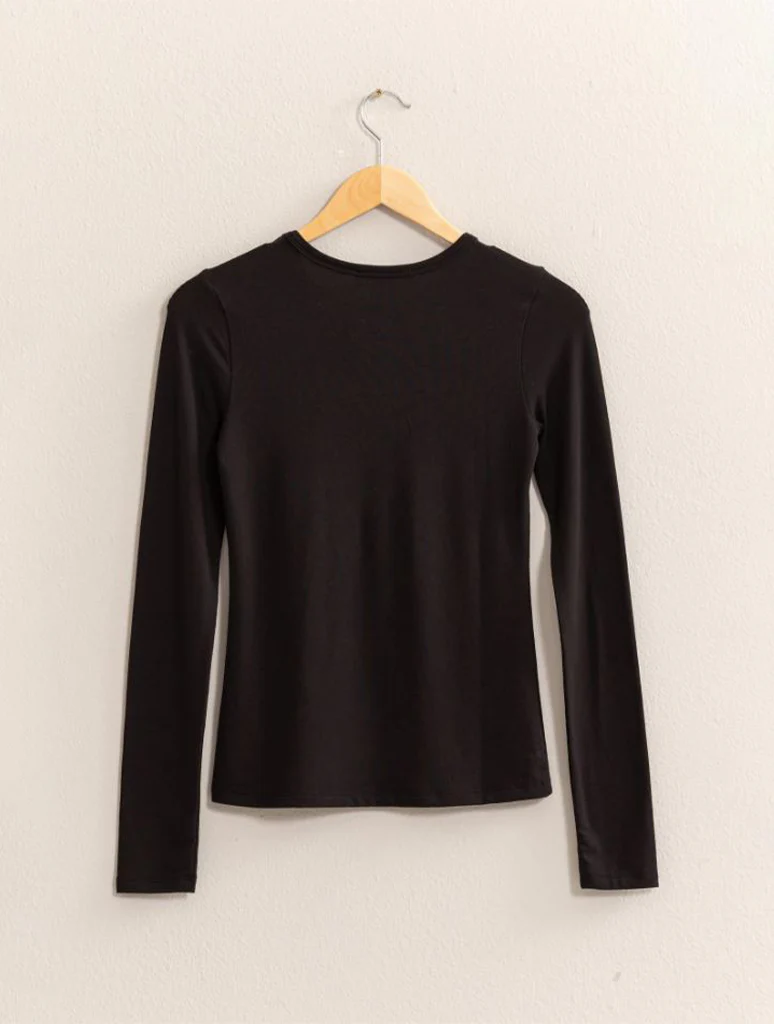 Long Sleeve Crewneck Top - Image 2