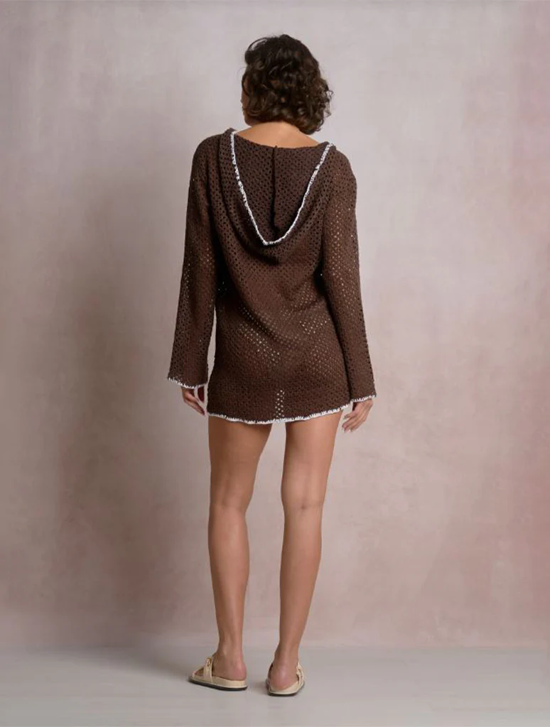 Long Sleeve Knit Dress - Image 3