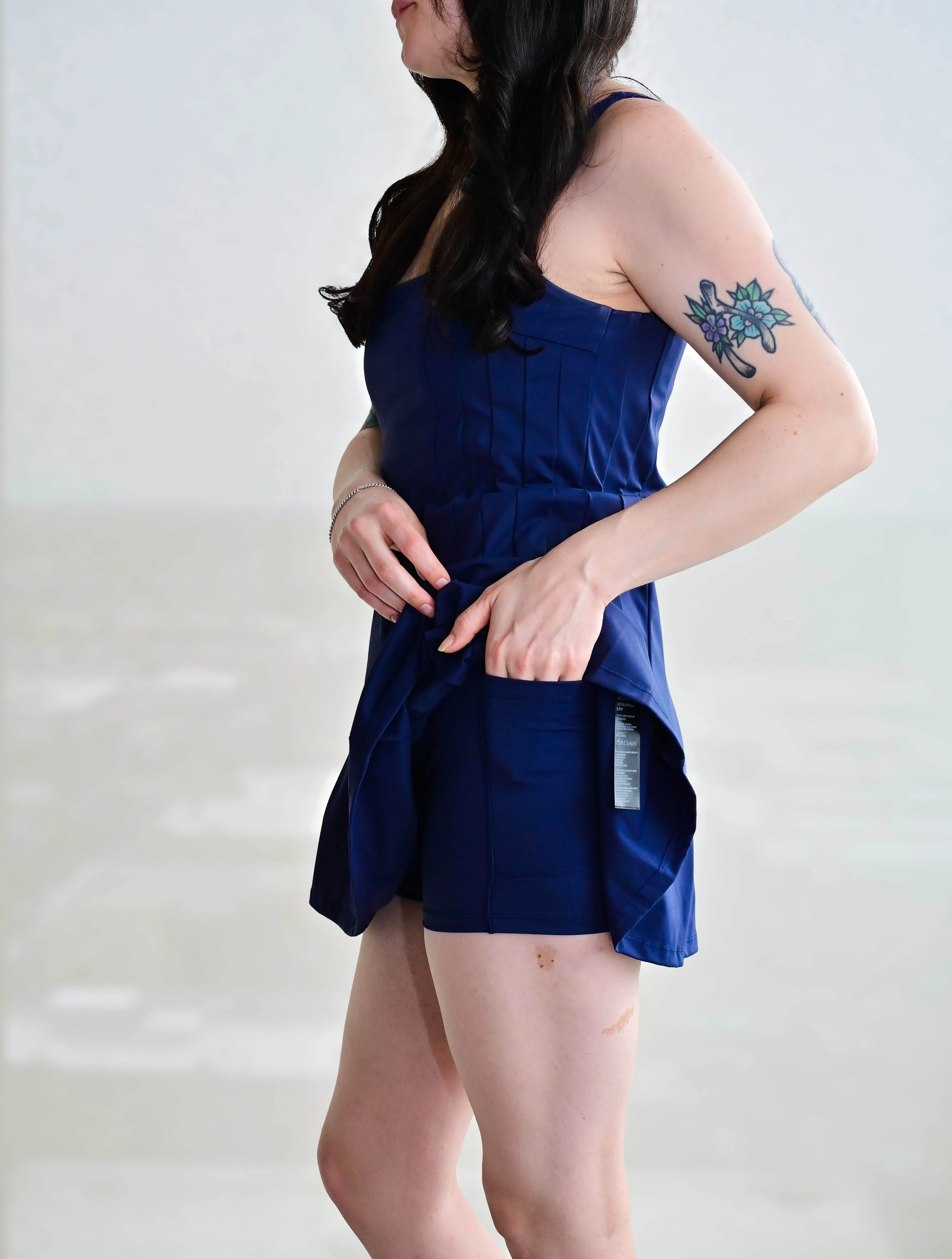 Mavis Second Skin Pleated Mini Dress - Image 3