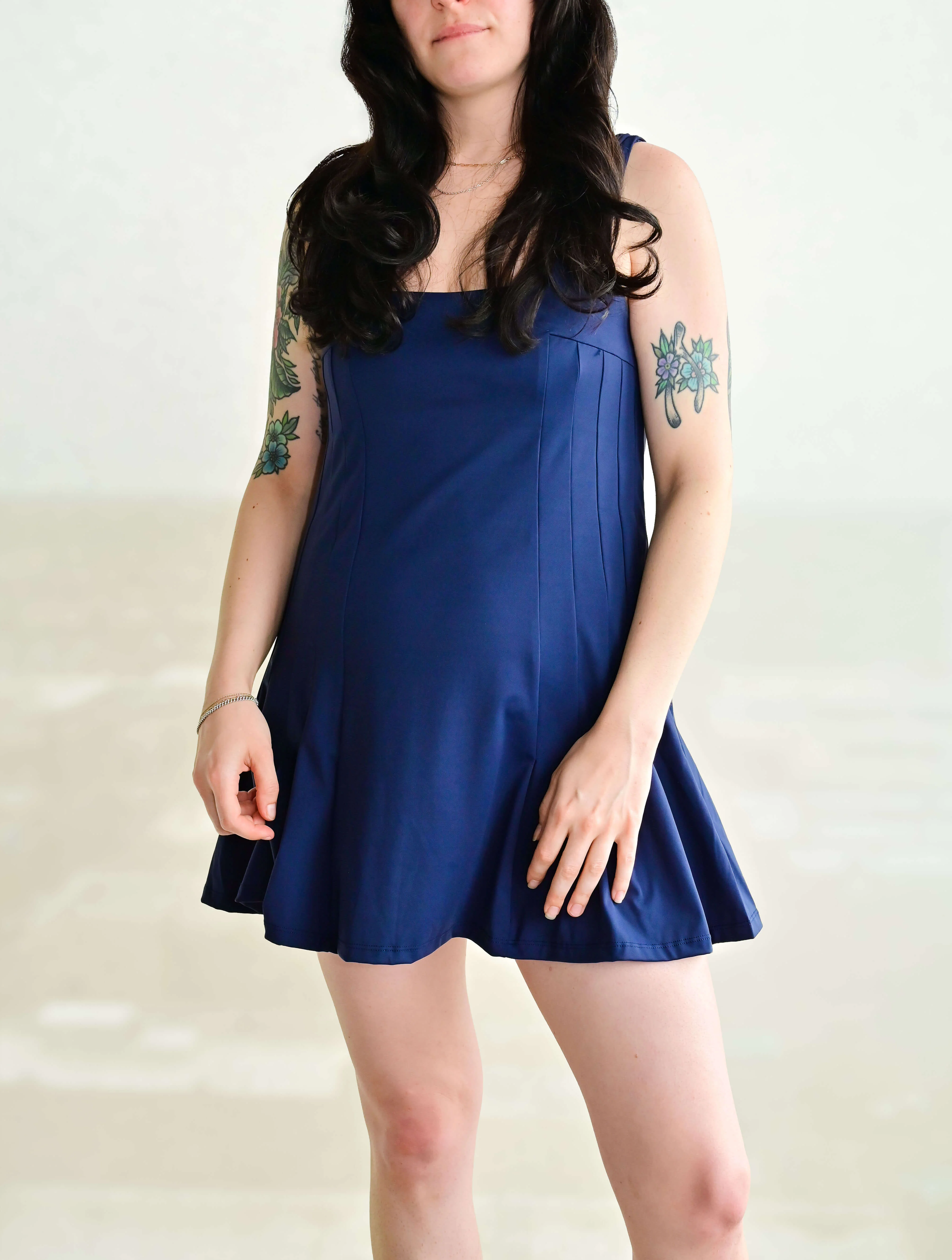 Mavis Second Skin Pleated Mini Dress - Image 4