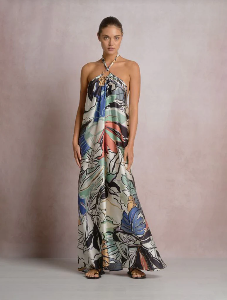 Maxi Halter Dress