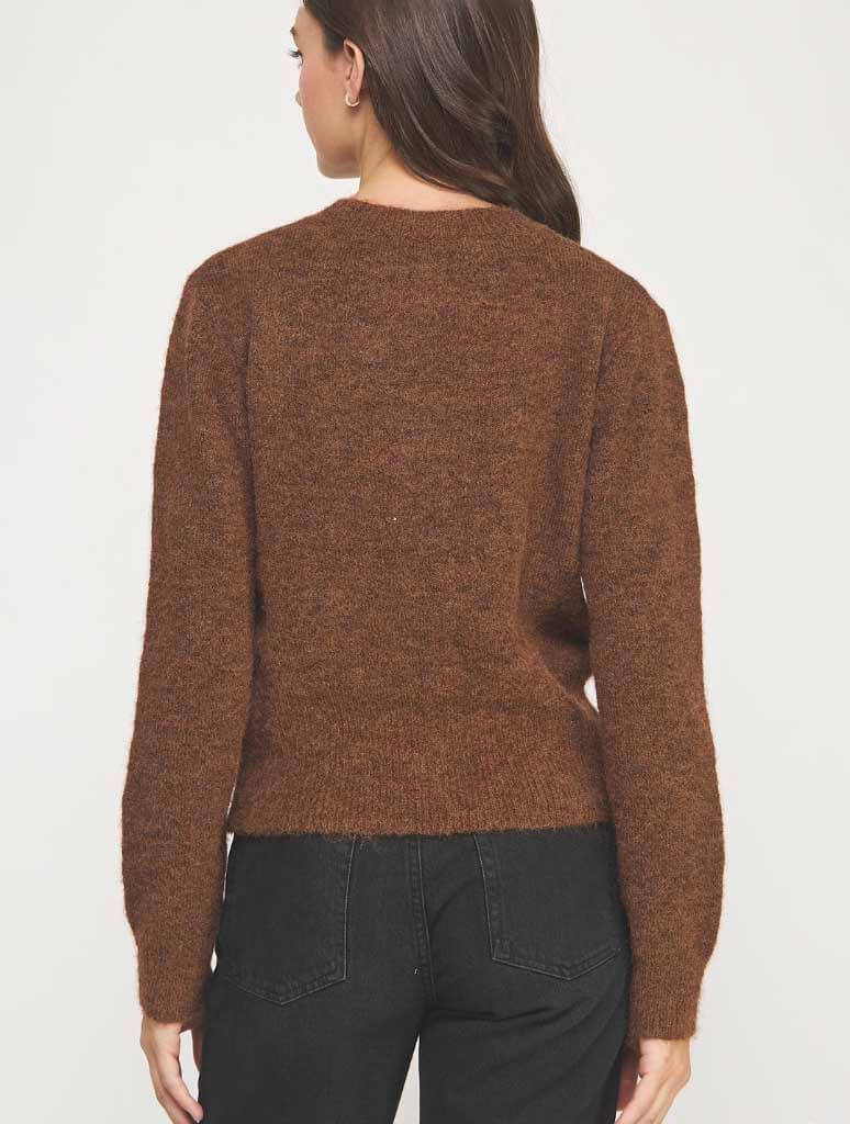 Multi Color Button Knit Cardigan - Image 3