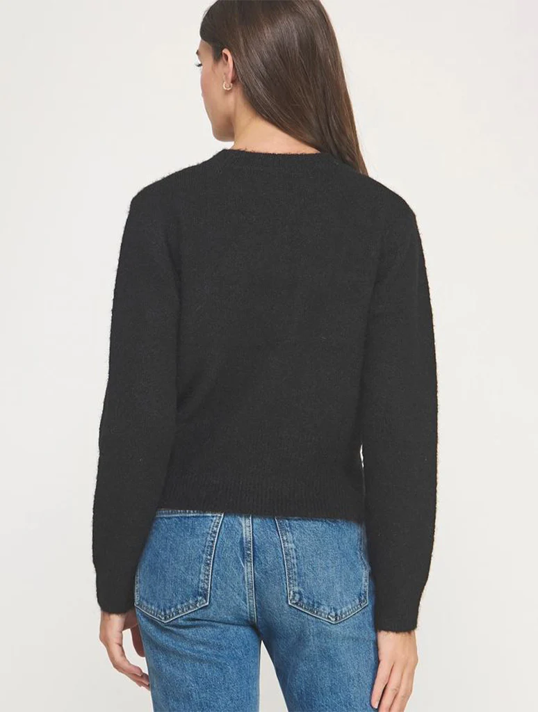Multi Color Button Knit Cardigan - Image 6