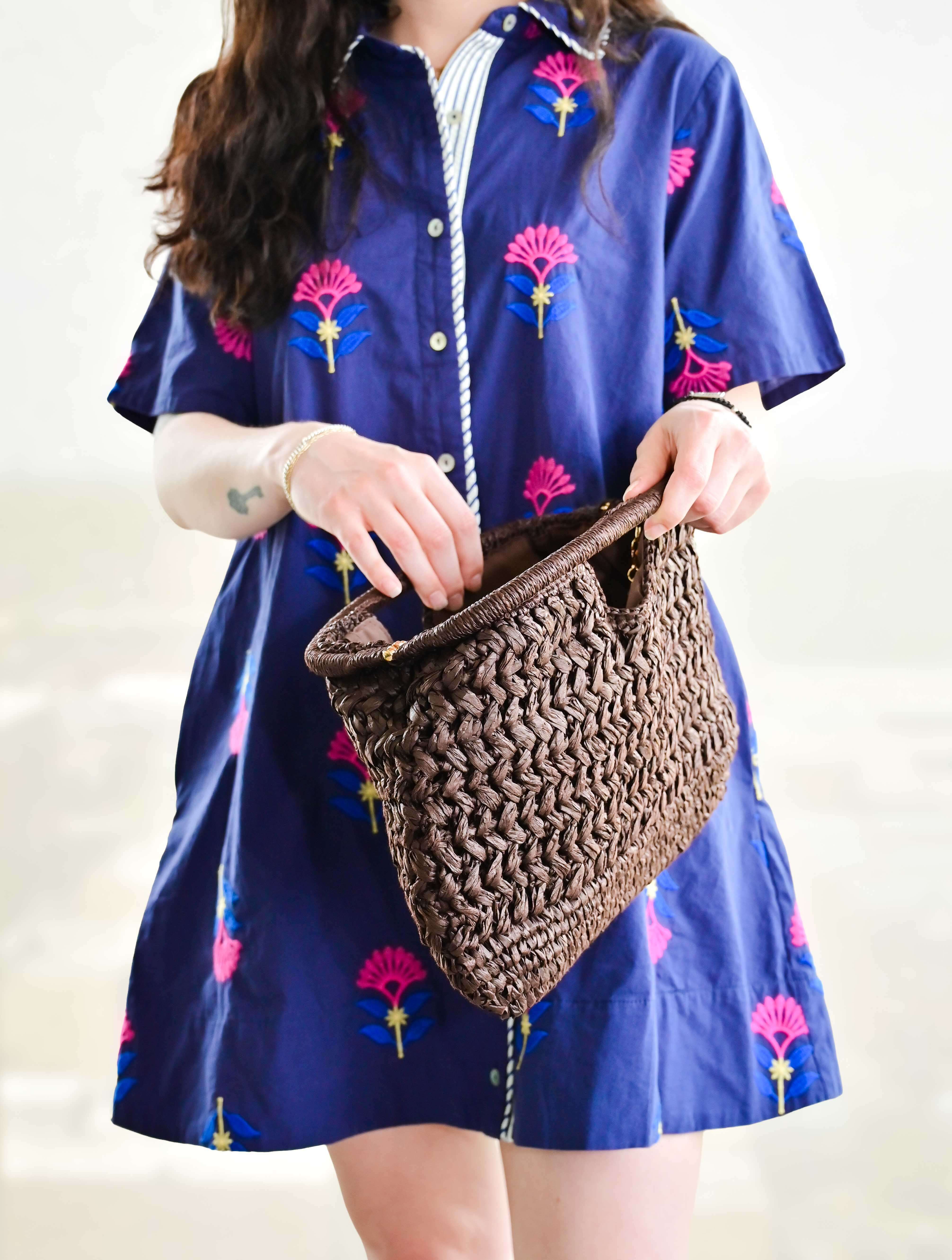 Portofino Straw Clutch - Image 3