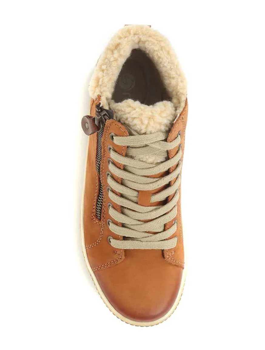 Remonte Maditta Faux Shearling Trim Sneaker - Image 4