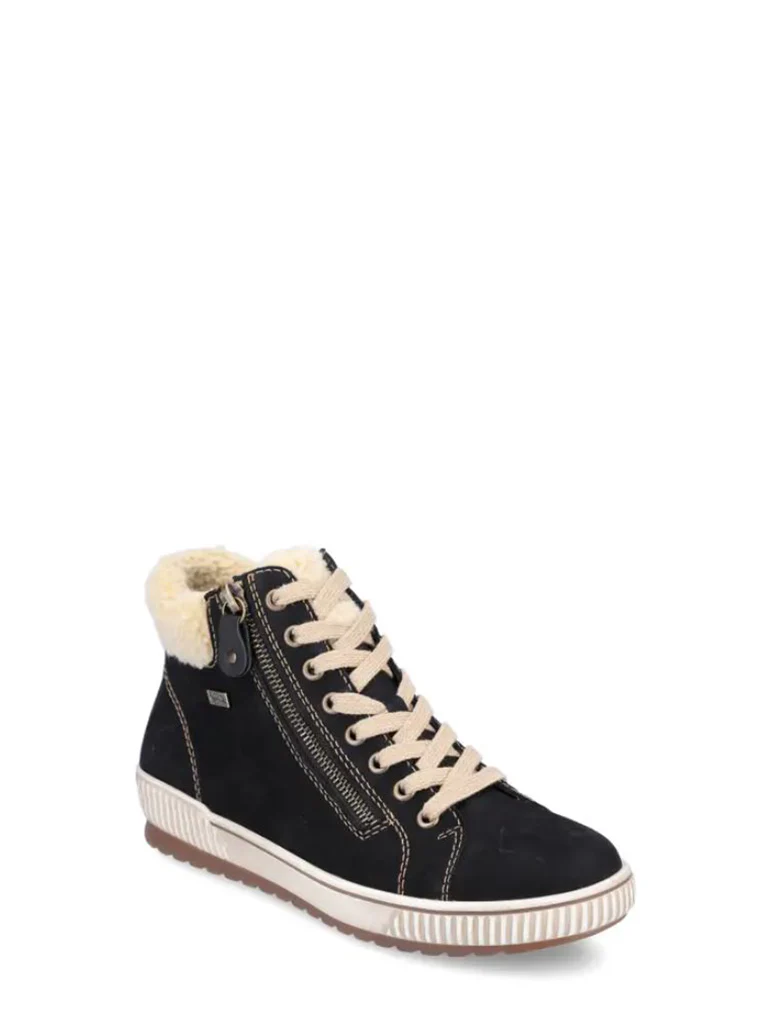 Remonte Maditta Faux Shearling Trim Sneaker - Image 6